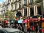  façades d'immeubles de la rue de la Harpe